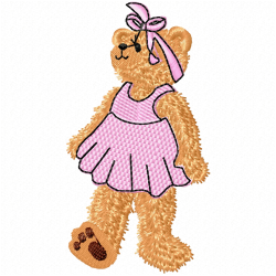 Teddy Embroidery Design 12